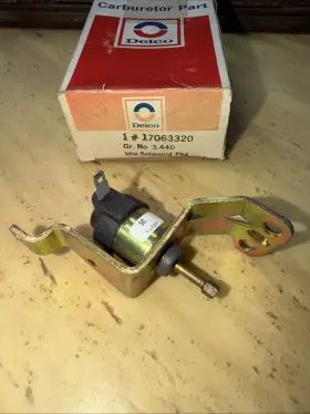 Delco 17063320 Nos Gm Carburetor Idle Stop Solenoid Ac Buick Cadillac Oldsmobile