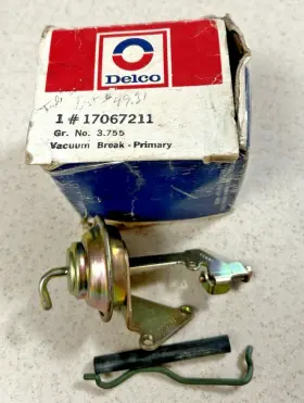 17084256 Delco 17067211 Nos Primary Vacuum Pull-off For 17084252 17084254 Carb