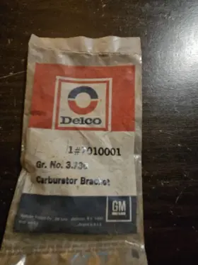 Delco 7010001 Nos Carburetor Bracket