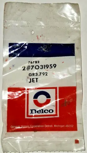 Delco 7031959 2 Nos Metering Jet