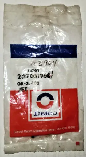 7031964 Delco Nos Buick Oldsmobile Chevrolet Quadrajet Carburetor Main Jet