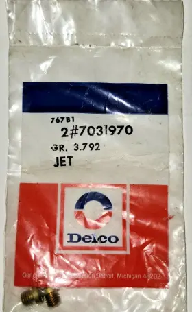Delco 7031970 2 Nos Metering Jet
