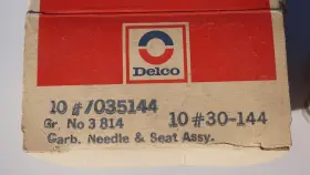 Delco 7035144 Needle Seat And Gasket 1976-77 Rochester 2 Bbl Chevy Gmc Truck C/k