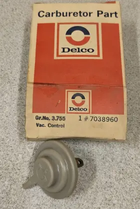 Delco 7038960 1 Gm Vacuum Break Control # Oem Part Nos Rochester Quadrajet