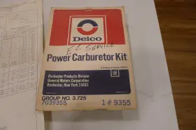 Delco 7039355 Power Rochester Carburetor Kit 9355 Gm 2mc-m2mc Dualjet