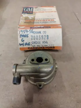 7005929 Delco Rochester Nos Oem 1954-56 Chevy 6 Cyl Powerglide Carburetor Choke Housing