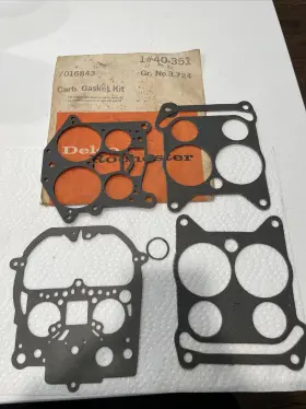 Delco Rochester 7016843 Nos Carburetor Gasket Kit 1968 Chevrolet 4bl 396 Ss Oem