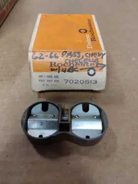 Delco Rochester 7020513 Nos Oem 1962-66 Chevy 4bbl Carb Auxiliary Throttle Body