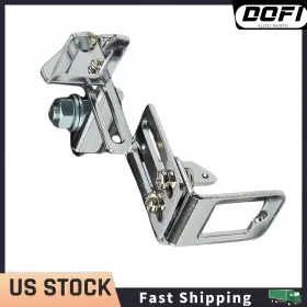 Dofi-auto-parts As-tcb001-sl Gm Chrome Throttle Cable Kickdown Bracket Kick Down For Chevy Sbc Bbc Holley New
