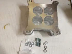 Dynamark 82060 2 Inch Aluminum Carburetor Spacer 4-hole 4150 Series