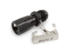 Earls Performance At991986erl O.e. Fuel Line Efi Quick Connect -8 To 3/8 Inch - Black