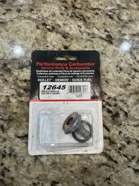 Edelbrock 12645 Power Valve Single Stage 4.5 Inch Hg With Gasket