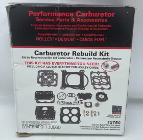 Edelbrock 12750 Holley/demon/quick Fuel Carb Rebuild Kit 4160 Models New Damaged
