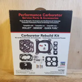 Edelbrock 12760 Holley/demon/quick Fuel Carburetor Rebuild Maintenance Kit New