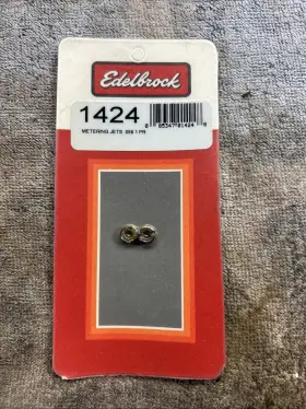 Edelbrock 1424 - Carburetor Metering Jets .089in Id Pair