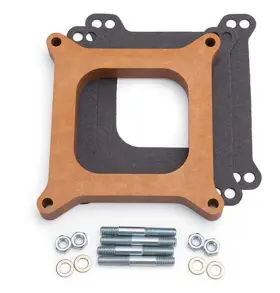 8719 Edelbrock Wood Laminate 3/4-inch Holley Carb Spacer