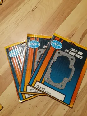 Empi 00-3212-0 3212 Weber 40mm/42mm Dcnf Air Cleaner Gaskets Pair Lot Of 3 Packs