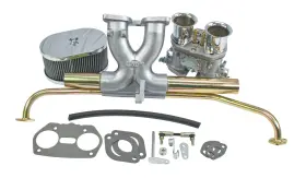 Empi 47-7315-0 47-7315 Single 40 Hpmx Carburetor Kit With Chrome Air Cleaner For Vw Type 1