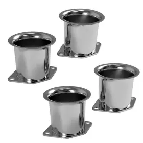 Empi 707924364729 Chrome 2-1/4 Inch Tall Velocity Stacks Weber Idf Hpmx Dellorto Set 4