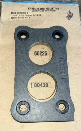140eng Fel-pro 60225 Carburetor Mounting Ford Gasket 4 1974-1982 Free Shipping 140eng Fel-pro 60225 Carburetor Mounting Ford Gasket 4 1974-1982 Free Shipping