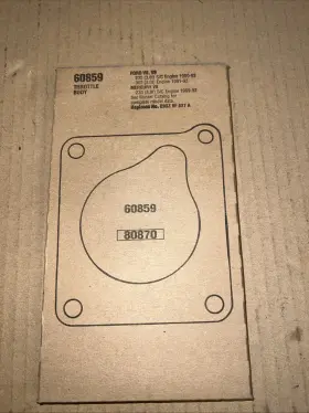 60859 Fel-pro Throttle Body Mounting Gasket 89-95 Ford Mercury Tap Desc