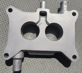Ford C3oe-9a589-d V8 2 Barrel 2v Carb Carburetor Aluminum Intake Spacer Plate