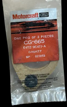 Ford Cg-665 Motorcraft Carburetor Mounting Gasket 1980-1986 Bronco E150 E250 New