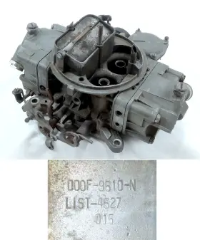 Ford D0of-9510-n 1970 Cobra Jet 429 Scj Manual 4 Speed Holley Carburetor List 4627 As Is