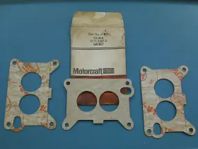 Ford D5tz-9447-d Motorcraft Cg-438 Carb Mounting Gasket 360 V8 2 Bbl - 3 Pieces