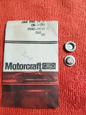 D7az-9635-a Ford Oem Motorcraft Cm-2880 Accelerator Pump Plunger Cap 2 Pack