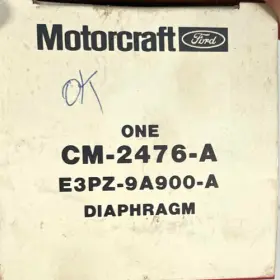 Ford E3pz-9a900-a Nos Oem Motorcraft Cm-2476-a Diaphram 82-90 Mustang Cougar