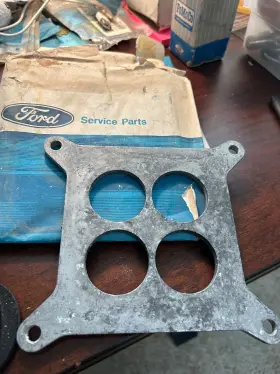 B8az-9a589-b Ford Mercury 1958 332-352 Carbureator Spacer Plate 4v Holley Carter Nos New B8az-9a589-b Ford Mercury 1958 332-352 Carbureator Spacer Plate 4v Holley Carter Nos New