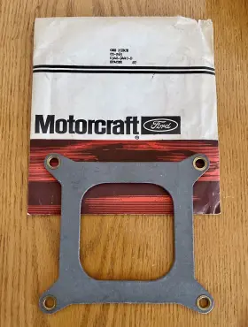 Ford Motor Co. C9az-9447-d Nos Kk Boss 429 Mustang Carburetor Spacer. 1971 Scj. One