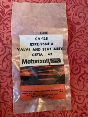 Ford Motorcraft E2pz-9564-a Carburetor Valve And Seat Cv-128