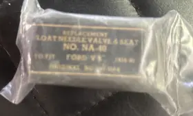Ford Na-40/40-9564 Nos Na-40 Carb Float Needle Valve And Seat 1934-40 V8 40-9564 Oem Vtg
