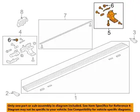 Ford Oem Jl1z16a506g 18-23 Expedition Running Board-motor Drive