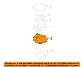 Ford Oem Yl8z18n259aa 01-07 Escape Blower Motor Fan-fan Seal