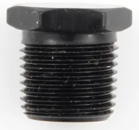 Fragola 493302-bl - 1/4 Mpt Hex Pipe Plug Black