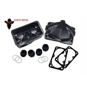 Freeland 92-20130b Carb Fuel Bowl Kit Holley Mech Sec Center Hung Black Teflon