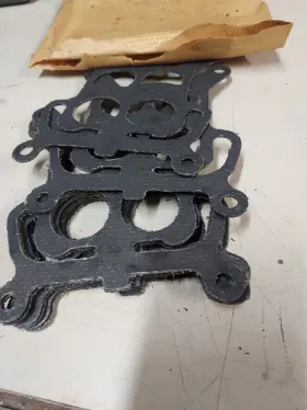 Fullwell 3751050 1955 Chevrolet Nos Carburetor Flange Gasket X10 Rochester 4v 1956 1957 Pontiac