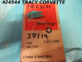 1993388 General Motors 1967-69 Camaro Kickdown Switch Gm Delco Remy # Nos Sealed Box All Th