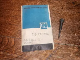 7011583 General Motors Nos Gm Idle Adjusting Screw 1955-64 Corvette 1958-65 Impala 327 409 348
