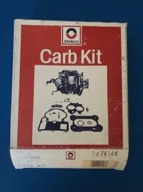 Genuine Delco 76144 Carb Repair Kit 1985-87 Buick Olds Pontiac 6 Cyl 2bbl Rochester E2me