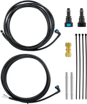 Gledewen A1830 Fuel Lines Kit Compatible With 2004-2010 Chevy Silverado Gmc Sierra Black