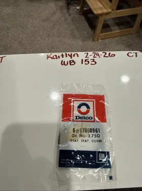 Gm 17050961 1 Rare Nos Delco Gasket Stat Cover Pack Of 5