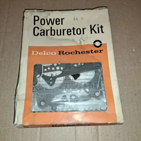 Gm Delco Rochester 7039185 Nos Vintage Carburetor Overhaul Kit #9185