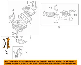 Gm Oem 23463490 17-19 Sierra 2500 Hd Engine Air Intake-upper Baffle
