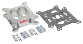 Hamburgers Performance 3218 Perf. Open Plenum Carb Spacer Holley Dual-plane 2 Inch Billet
