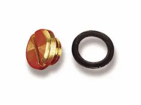Holley 090127043875 Performance 26-13 Fuel Bowl Sight Plug And Gasket Kit