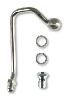 Holley 090127104972 198-205 Power Steering Hardline For Saginaw Type Ii Pumps